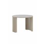 Runt soffbord Bristol, Ø60 cm, Beige