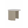 Runt soffbord Bristol, Ø60 cm, Beige