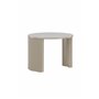 Runt soffbord Bristol, Ø60 cm, Beige