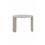 Runt soffbord Bristol, Ø60 cm, Beige