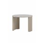 Runt soffbord Bristol, Ø60 cm, Beige