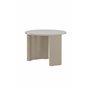 Runt soffbord Bristol, Ø60 cm, Beige