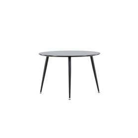 Runt matbord Dipp, Ø115 cm, Svart