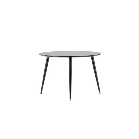 Runt matbord Dipp, Ø115 cm, Svart