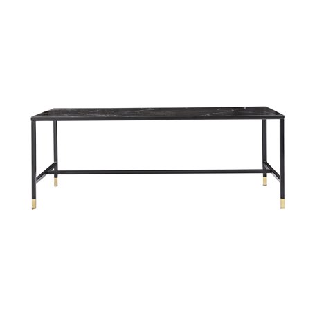 Soffbord Dipp, 130 × 60 cm, Svart