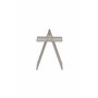 Sidobord Clarin Bord, 43 × 43 cm, Beige