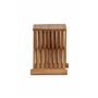 Sidobord Ghana Bord, 40 × 40 cm, Natur