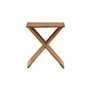 Sidobord Ghana Bord, 40 × 40 cm, Natur