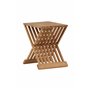 Sidobord Ghana Bord, 40 × 40 cm, Natur