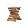 Sidobord Ghana Bord, 40 × 40 cm, Natur