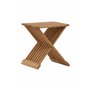 Sidobord Ghana Bord, 40 × 40 cm, Natur