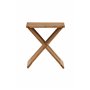 Sidobord Ghana Bord, 40 × 40 cm, Natur