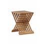 Sidobord Ghana Bord, 40 × 40 cm, Natur