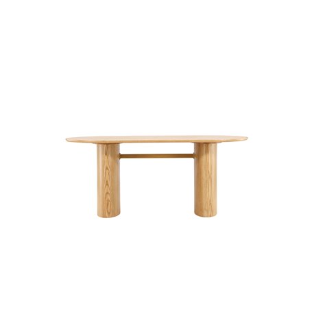 Ovalt matbord Isolde, 180 × 90 cm, Natur