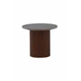 Runt sidobord Härön Bord, Ø52 cm, Walnut