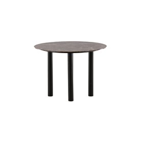 Runt matbord Havsten, Ø106 cm, Svart