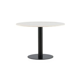 Runt matbord Estelle, Ø106 cm, Vit