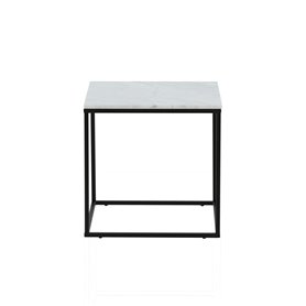 Sidobord Estelle Bord, 50 × 50 cm, Svart
