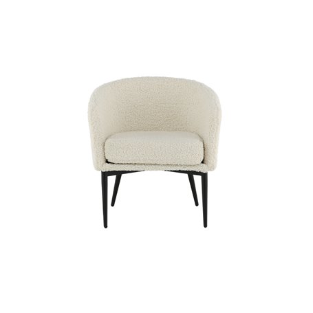 Fåtölj Fluffy, 66 × 64 cm, Vit