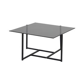 Soffbord Hybrid, 80 × 80 cm, Grå