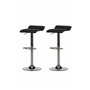 Barstol Jonna, Svart/Silver