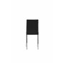 Matstol Lily, Svart/Silver