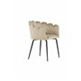 Matstol Limhamn, Beige/Svart