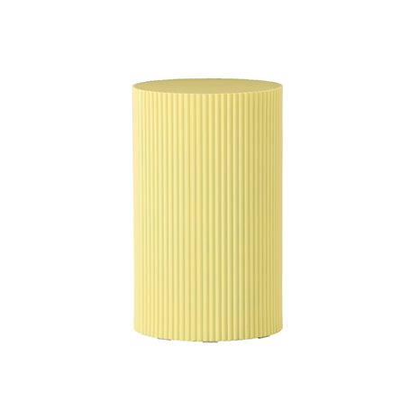 Runt sidobord Lenox, Ø30,5 cm, Yellow