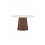 Runt matbord Lanzo, Ø120 cm, Beige