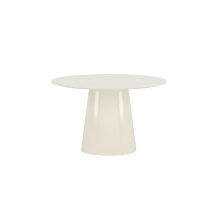 Runt matbord Lanzo, Ø120 cm, Beige
