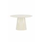 Runt matbord Lanzo, Ø120 cm, Beige