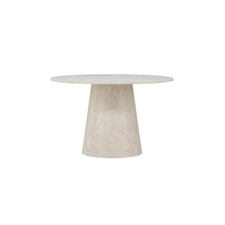 Runt matbord Lanzo, Ø120 cm, Beige