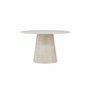 Runt matbord Lanzo, Ø120 cm, Beige