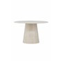 Runt matbord Lanzo, Ø120 cm, Beige