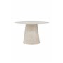 Runt matbord Lanzo, Ø120 cm, Beige