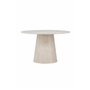 Runt matbord Lanzo, Ø120 cm, Beige