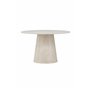 Runt matbord Lanzo, Ø120 cm, Beige
