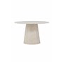 Runt matbord Lanzo, Ø120 cm, Beige