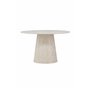 Runt matbord Lanzo, Ø120 cm, Beige