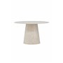 Runt matbord Lanzo, Ø120 cm, Beige