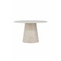 Runt matbord Lanzo, Ø120 cm, Beige