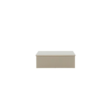Soffbord Lenox, 90 × 90 cm, Beige