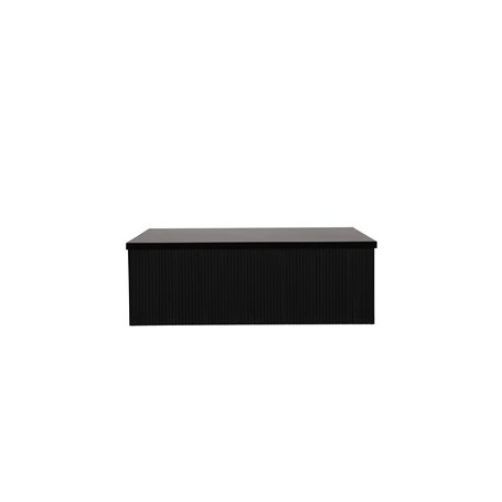 Soffbord Lenox, 90 × 90 cm, Svart