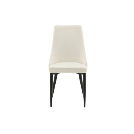 Matstol Leone, Beige/Svart