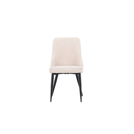 Matstol Leone, Beige/Svart