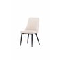 Matstol Leone, Beige/Svart