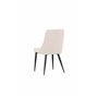 Matstol Leone, Beige/Svart
