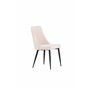 Matstol Leone, Beige/Svart