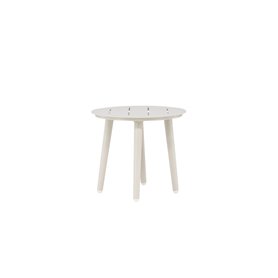 Runt sidobord Lina, Ø40 cm, Beige