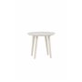 Runt sidobord Lina, Ø40 cm, Beige